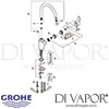 Grohe Eurostyle Cosmopolitan Single-Lever Sink Mixer Spares